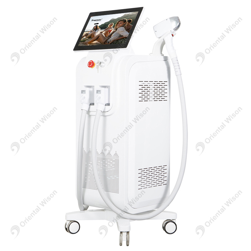 स्थायी बाल हटाने वाली 1200w 1600w डायोड लेजर हेयर मशीन