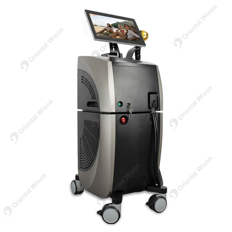 सिंगल हैंडल 1200w ट्रिपल वेवलेंथ सैलून लेजर